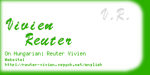 vivien reuter business card